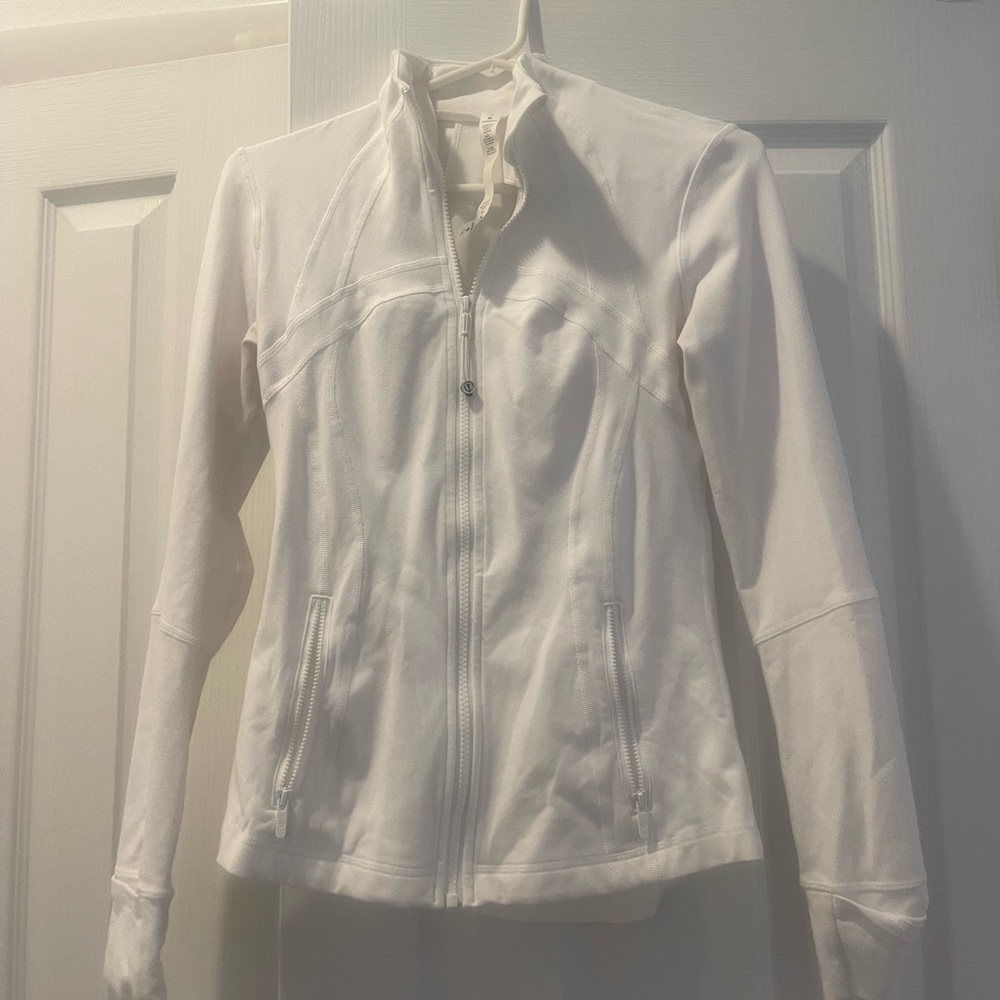 Lululemon define jacket white size 6